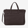 Arthur et Aston – Grand sac porté main Rosalia cuir chocolat